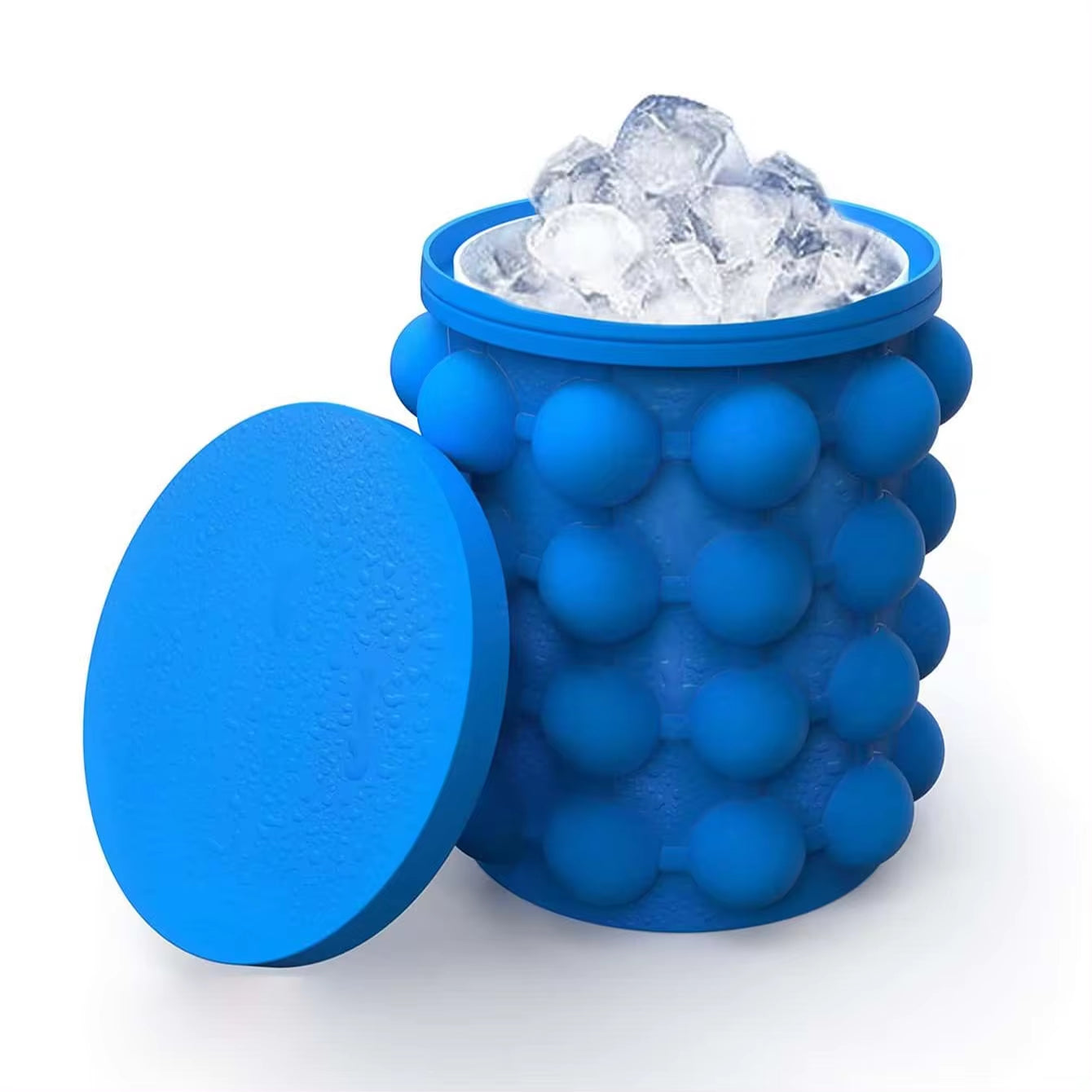1Pc-Silicone Ice Cube Maker Portable Bucket Wine Ice Cooler Beer Cabinet Space Saving Kitchen Tools Drinking Whiskey Freeze